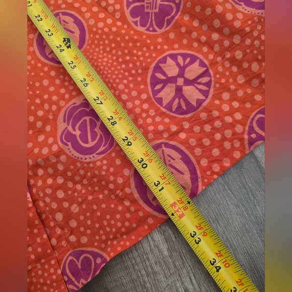 GUDRUN SJODEN KRISTINA layering Boho Orange Pink Festival Women’s Tunic Jacket - Picture 13 of 15